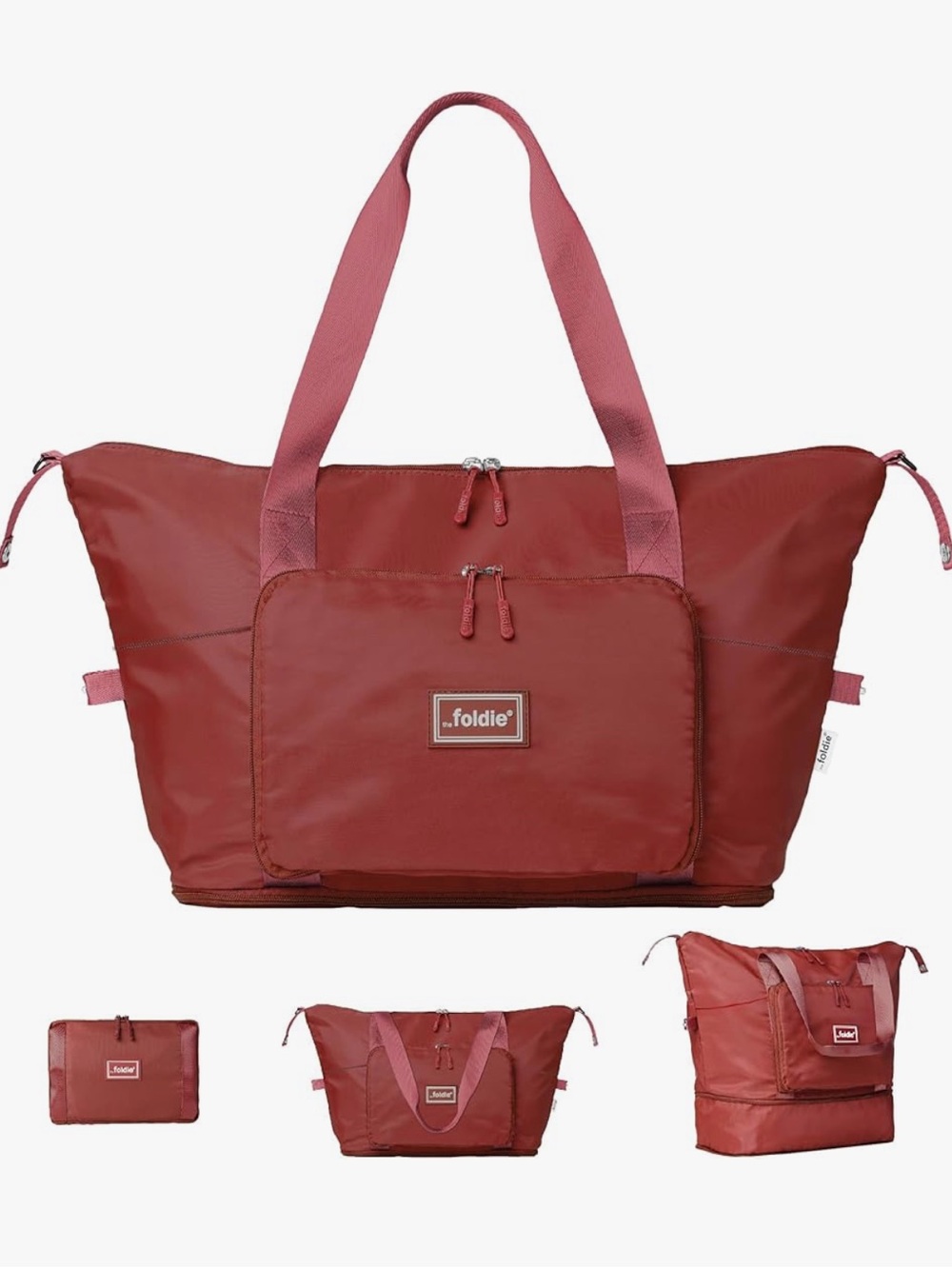 NWT The Foldie Bag Weekender Carry On Tote